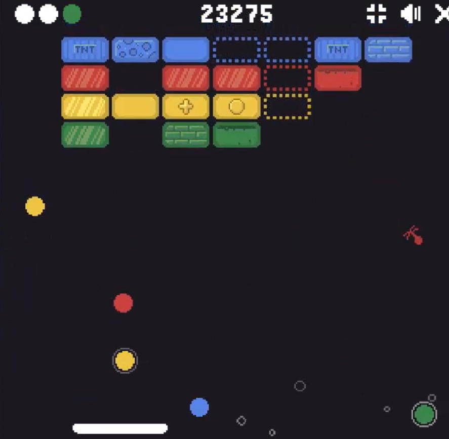Block Breaker classic brick-breaking gameplay screenshot